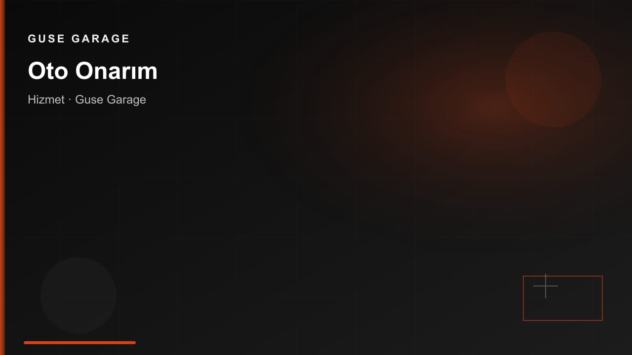 Oto Onarım